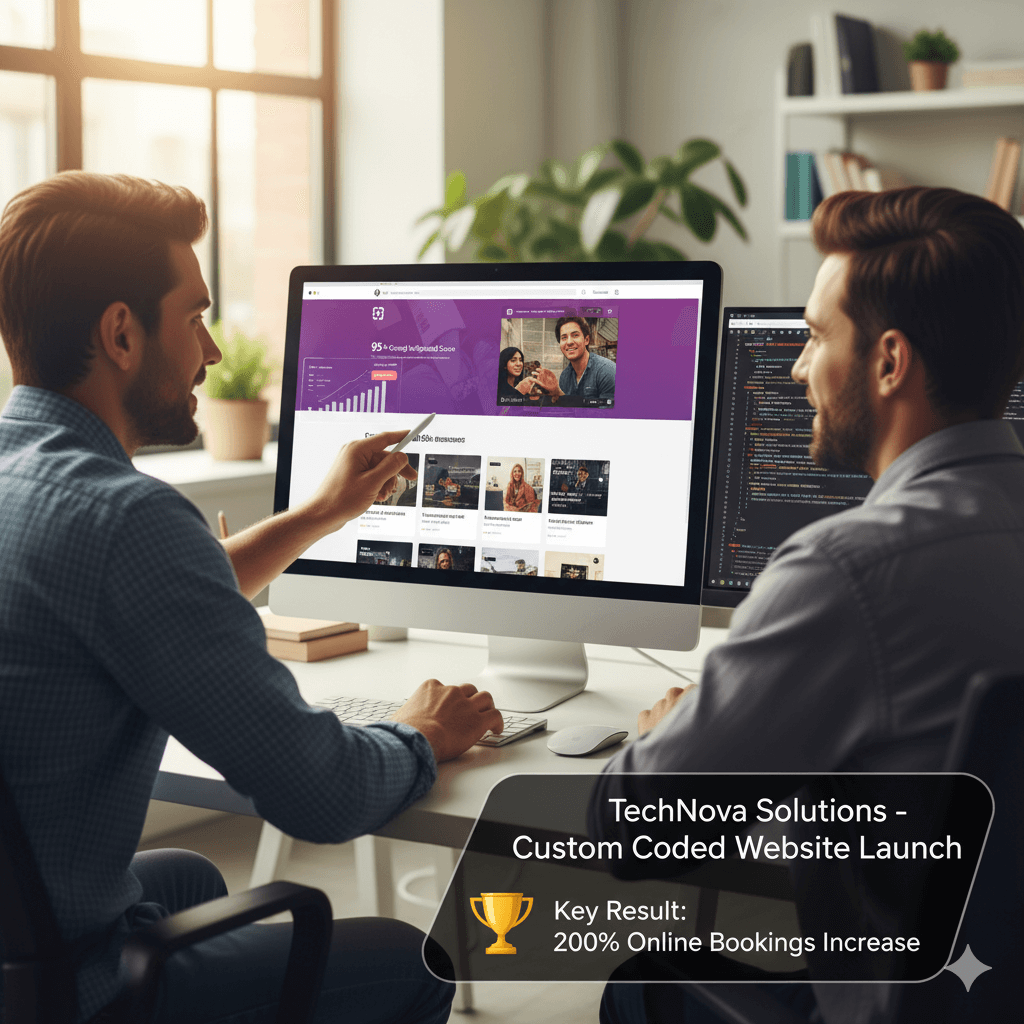 TechNova Solutions - Custom Coded Website
